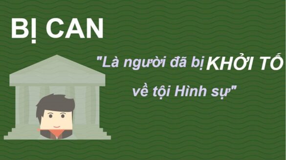 Khởi tố bị can là gì?