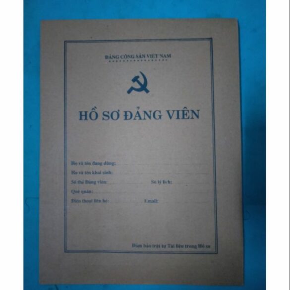 Hướng dẫn ghi phiếu bổ sung hồ sơ đảng viên