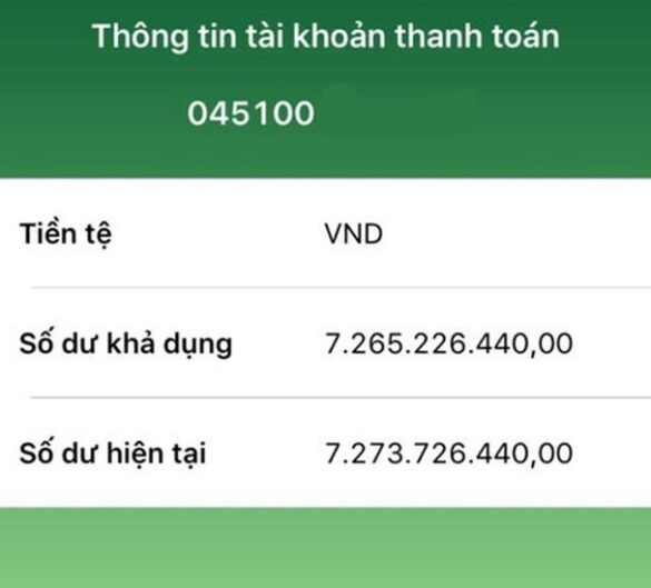 Xác nhận số tài khoản ngân hàng là gì