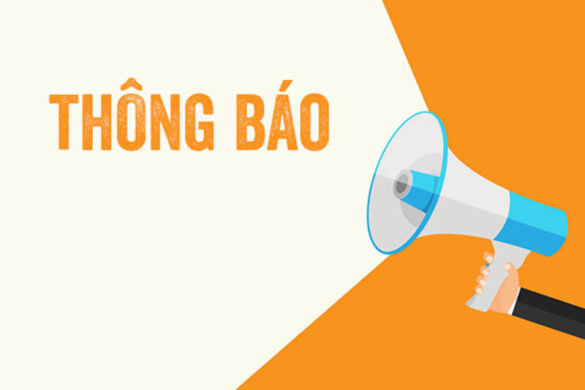 Thể thức của văn bản thông báo