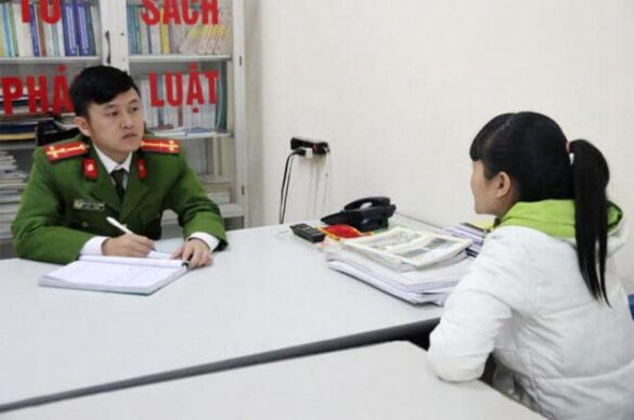 Rút đơn trình báo công an