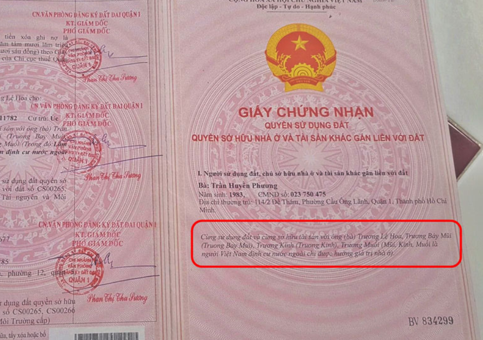 Rủi ro khi mua nhà đồng sở hữu tại Việt Nam