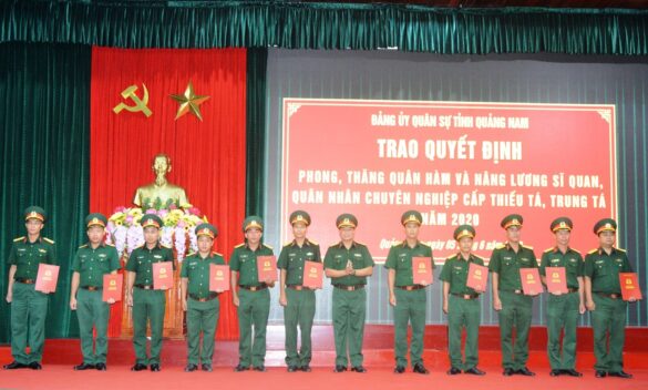 Quy định phong, thăng quân hàm quân đội hiện nay như thế nào?