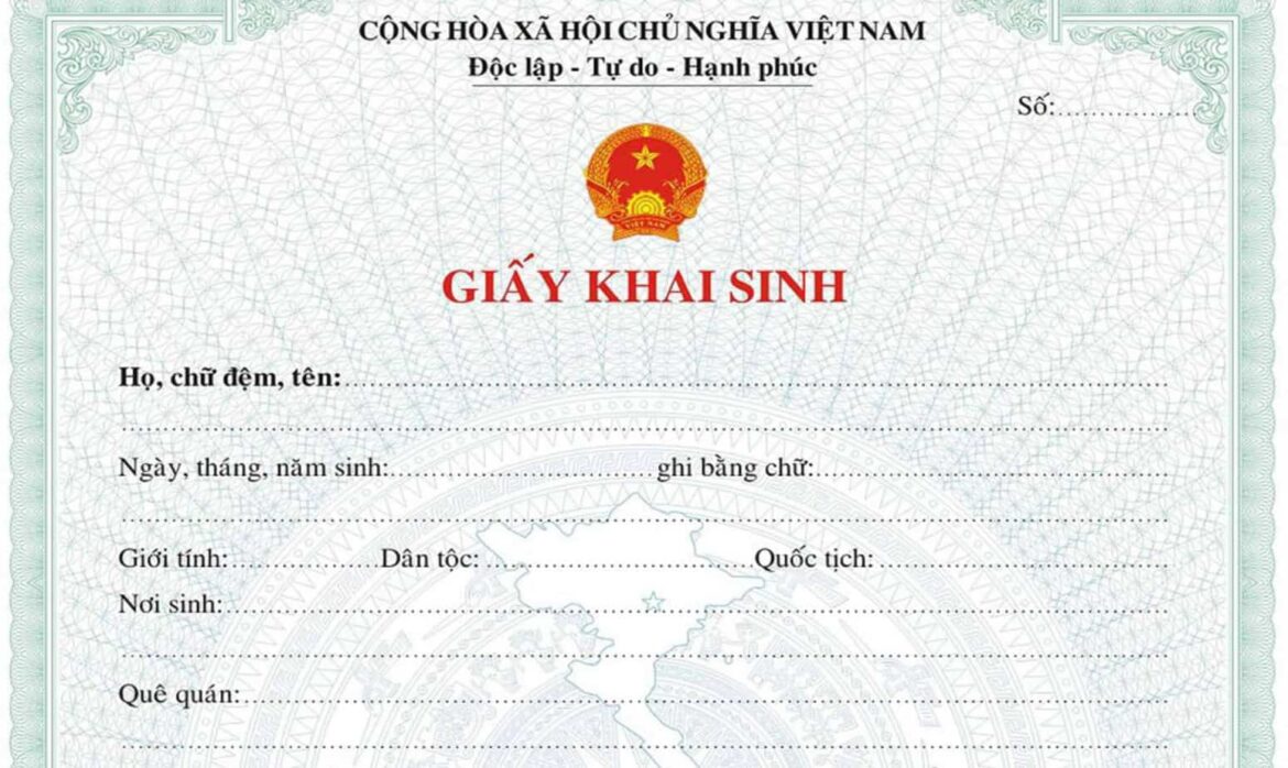 Mẫu đơn xin cấp lại giấy khai sinh bị mất