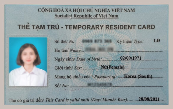 Thủ tục cấp Thẻ tạm trú cho người nước ngoài chi tiết năm 2022