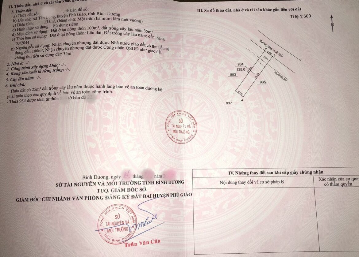 Cách ghi nguồn gốc sử dụng đất như thế nào?