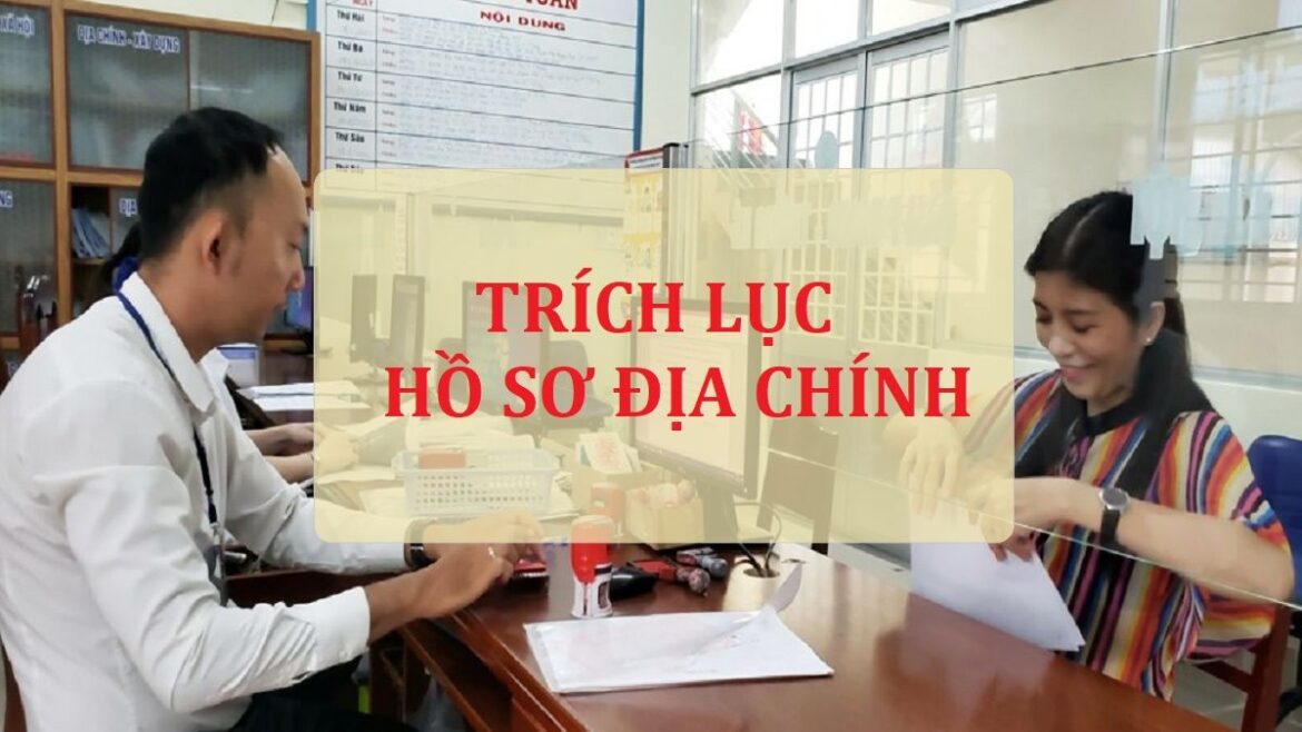 Đơn xin trích lục hồ sơ địa chính mới năm 2022