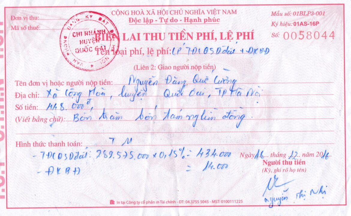 Không đóng thuế đất có sao không theo quy định?