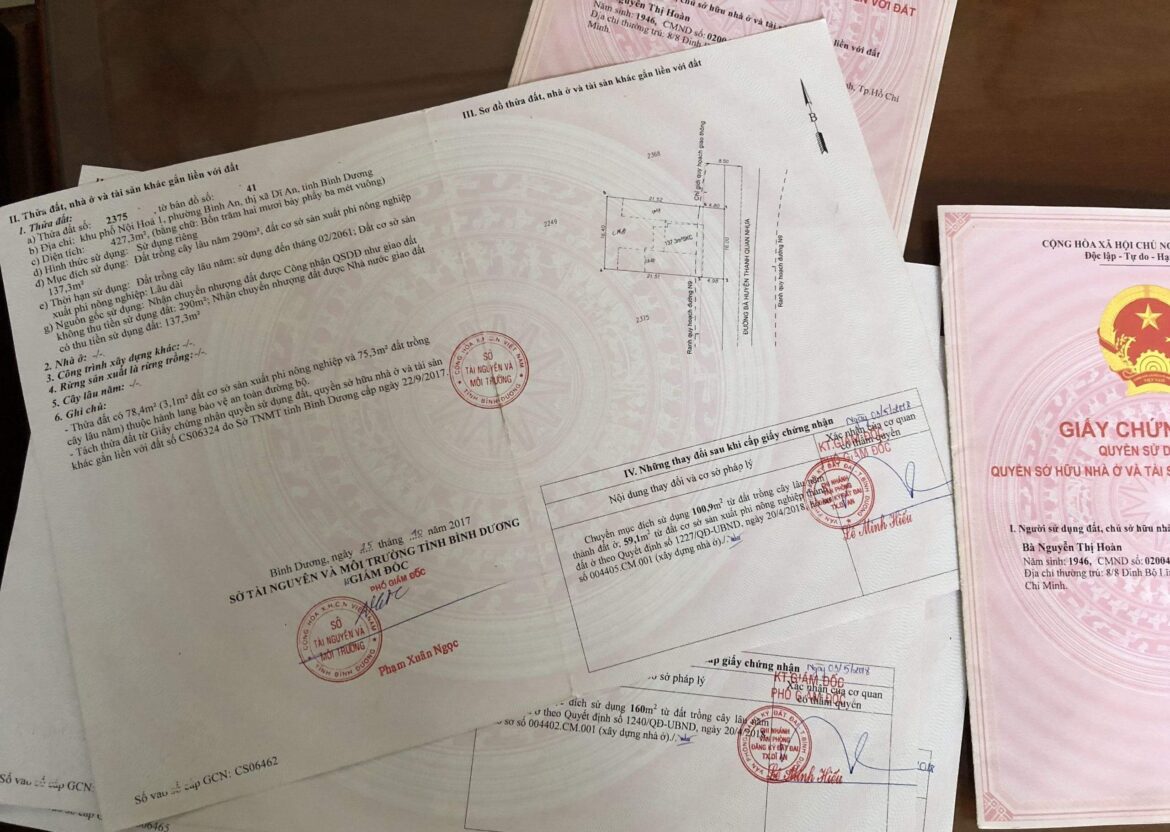 Quy định về thông tin trên sổ đỏ như thế nào?