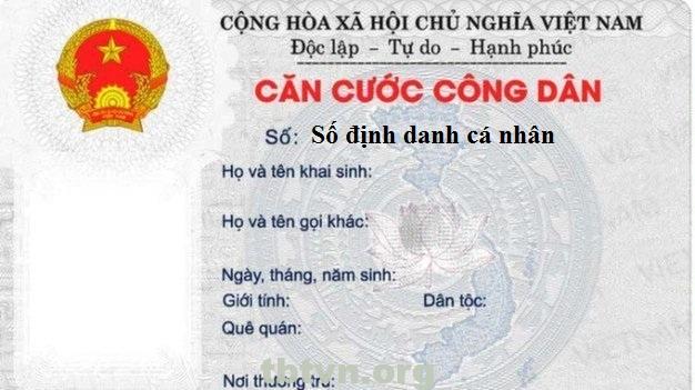 Mẫu đơn đề nghị hủy số định danh cá nhân 