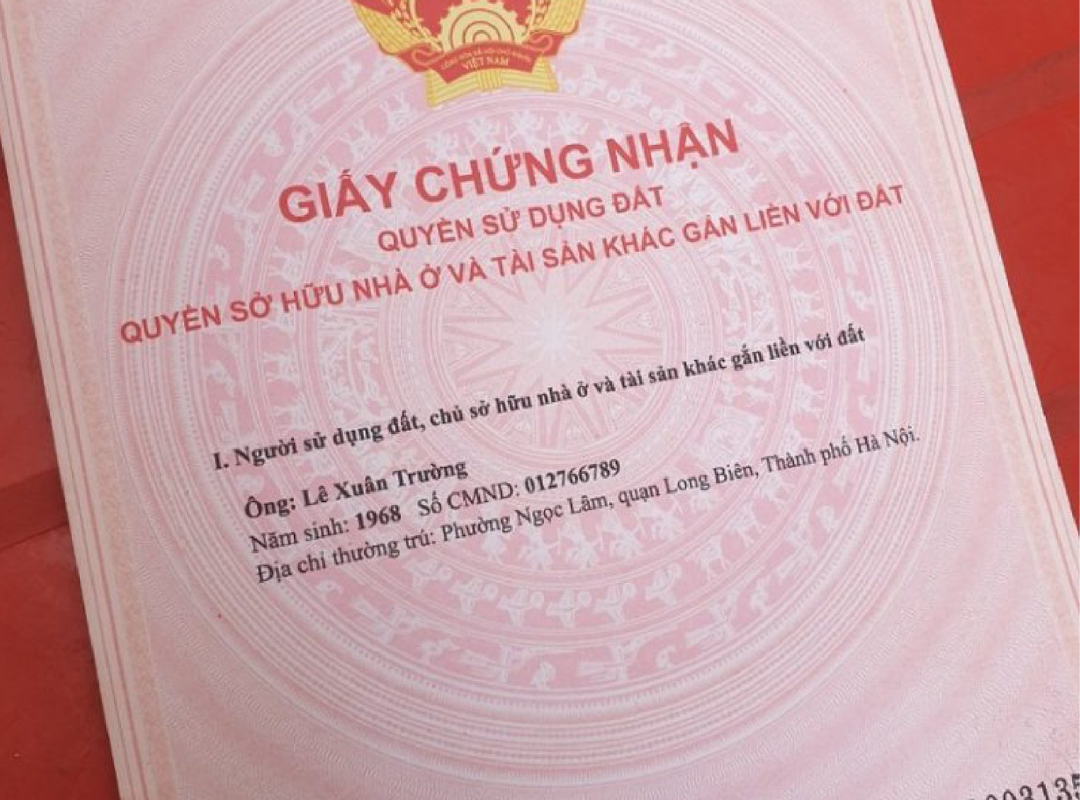 Thủ tục thay đổi tên trong sổ đỏ tại Việt Nam năm 2023