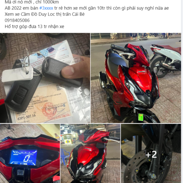 Cửa hàng cầm đồ có được phép bán xe đang cầm không?