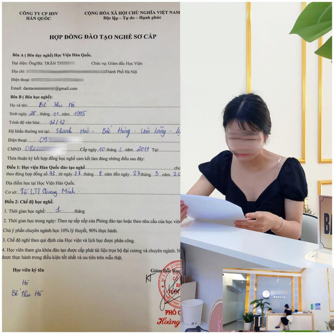 Nội dung hợp đồng đào tạo nghề gồm những gì